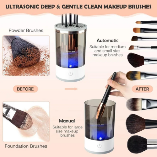 Premium Electric Makeup Brush Cleaner & Dryer