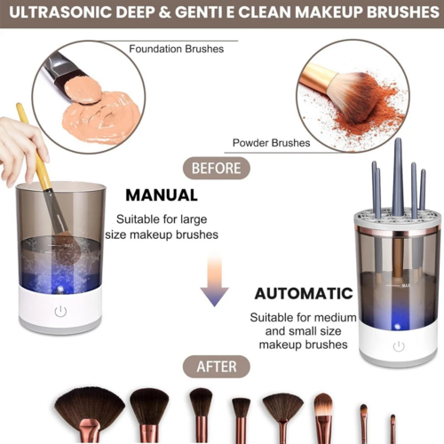Premium Electric Makeup Brush Cleaner & Dryer
