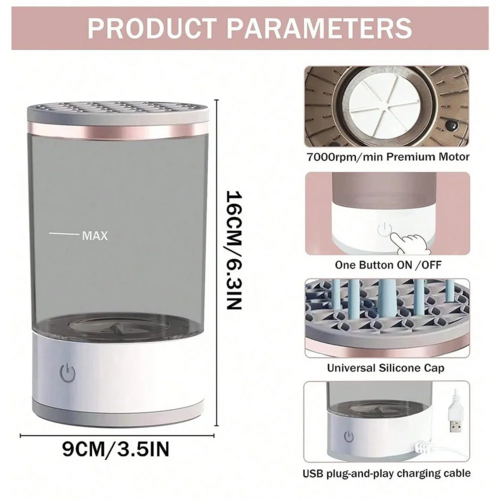 Premium Electric Makeup Brush Cleaner & Dryer