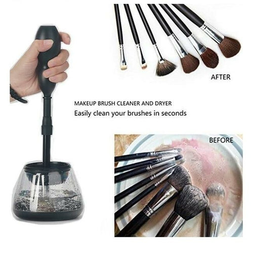 Auto-Spin Makeup Brush Cleaner & Dryer Kit