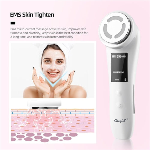Dispositivo de rejuvenecimiento facial EMS 5 en 1