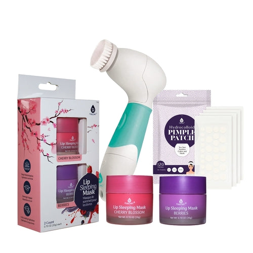 Complete Radiance Skincare Set – Lip Care, Acne & Cleansing Kit