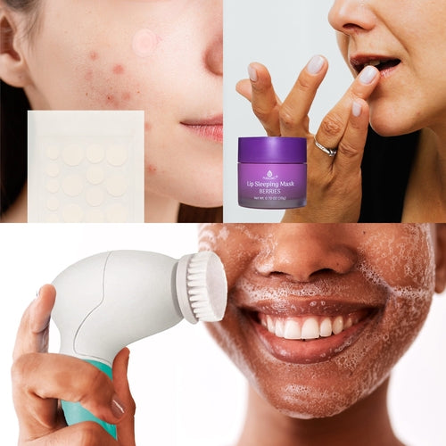 Complete Radiance Skincare Set – Lip Care, Acne & Cleansing Kit