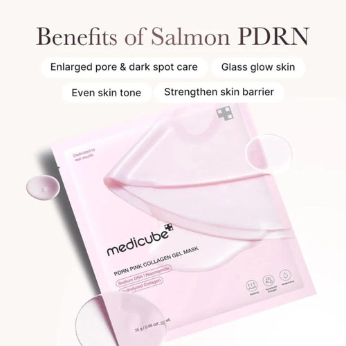 Premium Medicube Firming Pink Collagen Gel Masks – 4 Pack