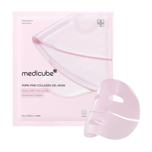 Premium Medicube Firming Pink Collagen Gel Masks – 4 Pack