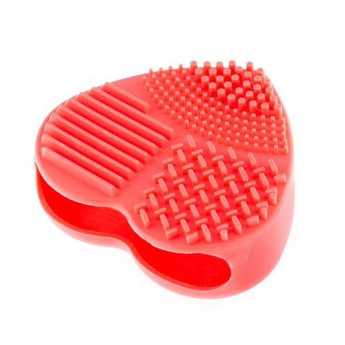 Heart Makeup Brush Cleaning Pad