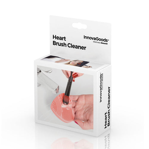 Heart Makeup Brush Cleaning Pad