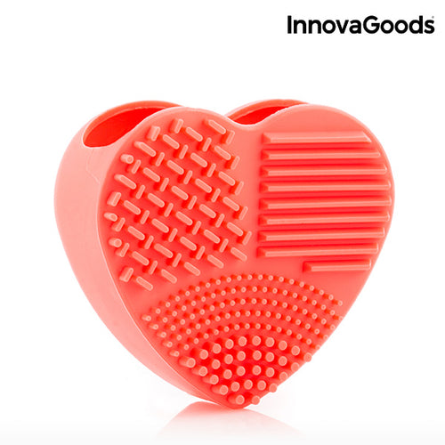 Heart Makeup Brush Cleaning Pad