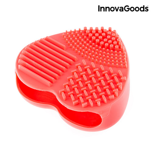 Heart Makeup Brush Cleaning Pad
