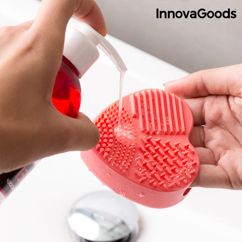 Heart Makeup Brush Cleaning Pad