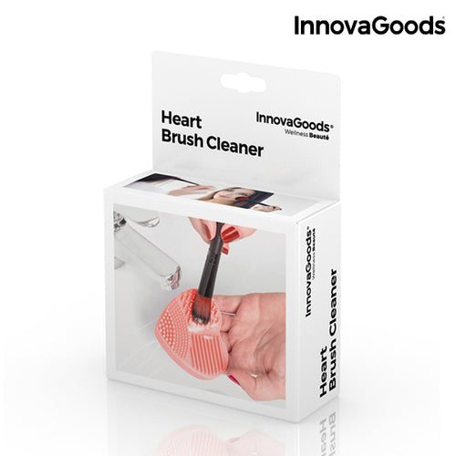 Heart Makeup Brush Cleaning Pad