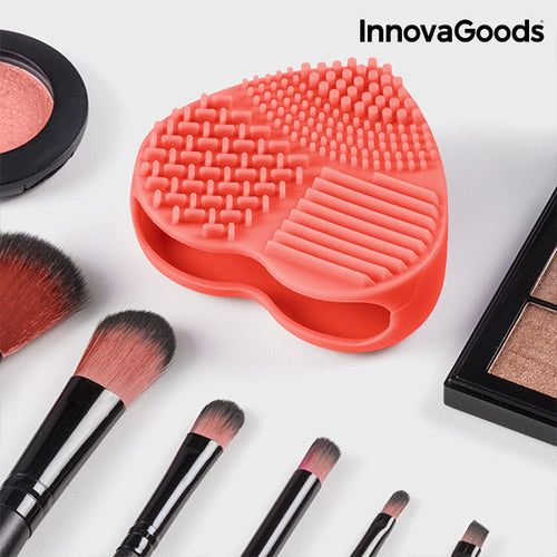 Heart Makeup Brush Cleaning Pad