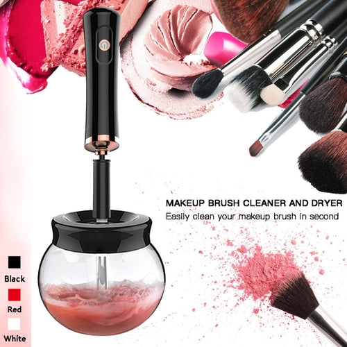 Premium Electric Makeup Brush Spinner & Cleaner