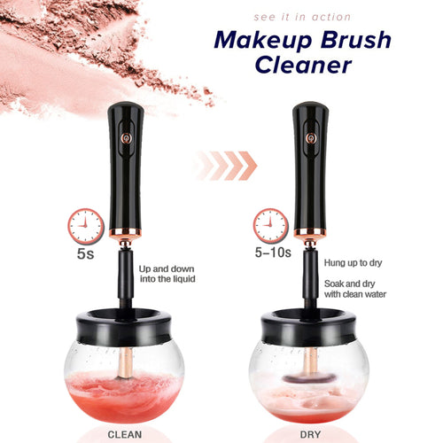 Premium Electric Makeup Brush Spinner & Cleaner